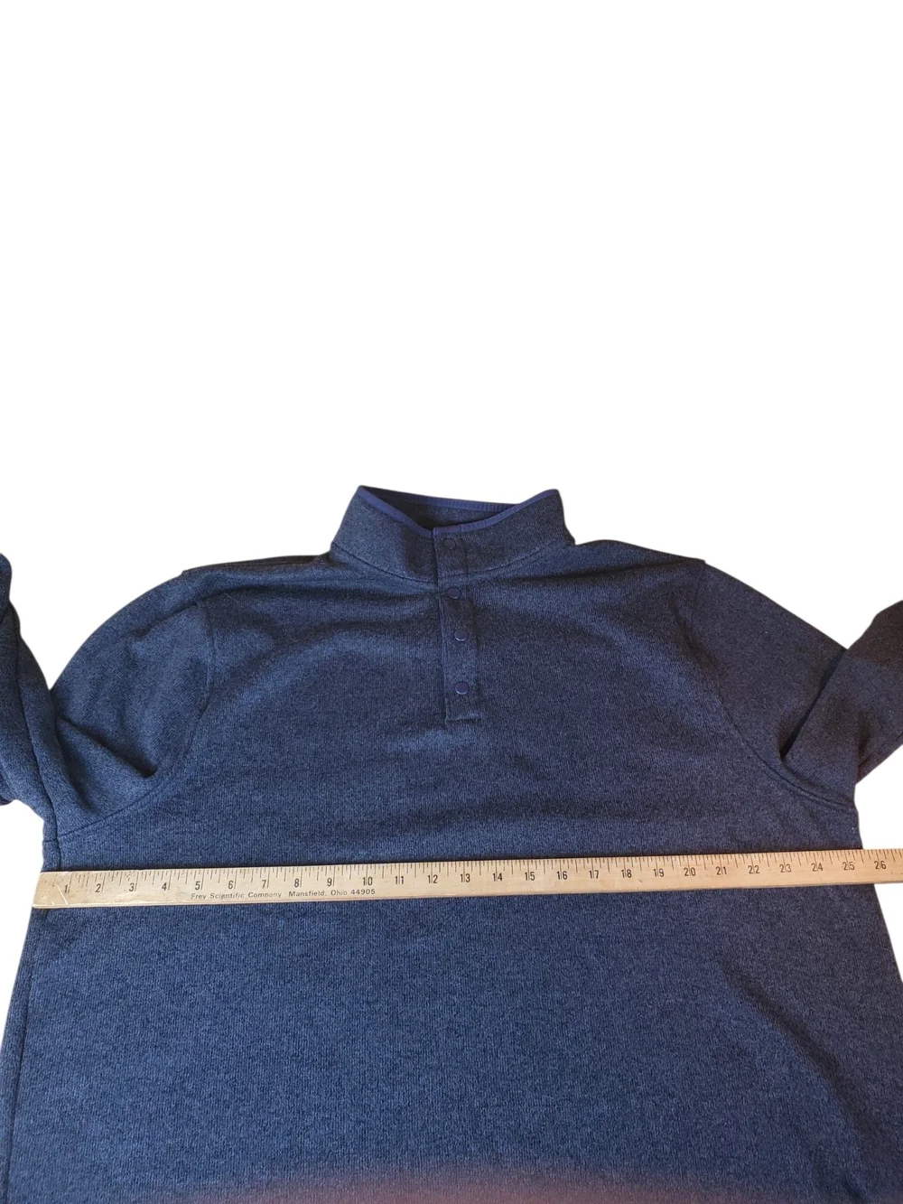 J. Crew Men's Fleece Quarter Snap Pullover Sweatshirt Charcoal Gray XXL. #355